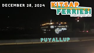 The M/V Puyallup fades into the Kingston night (12/28/24)