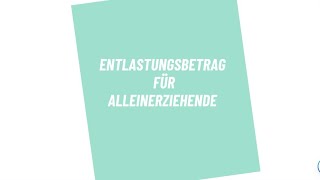 Entlastungsbetrag für Alleinerziehende