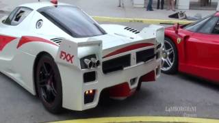 FERRARI FXX Start Up, Rev, And Accelerate -INSANLEY LOUD