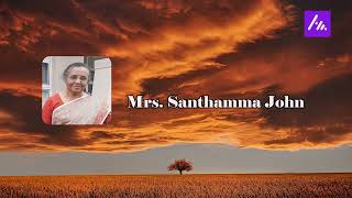 Mrs.Santhamma John | ക്രിസ്തുവിന്റെ നിന്ദ എന്ന ധനം | പ്രതിദിന ധ്യാനം - 511| Athmamithram BDM