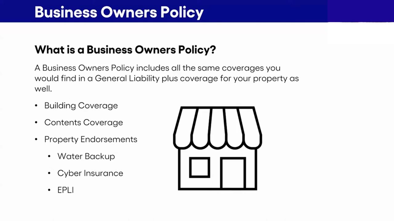 Business Owners Policy (BOP) - YouTube