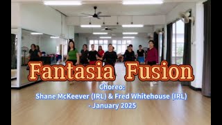 Fantasia Fusion - Line Dance (Shane McKeever (IRL) \u0026 Fred Whitehouse (IRL) - January 2025) - demo