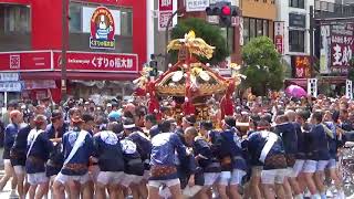 2017（平成29年）富岡八幡宮例大祭・門前仲町交差点/平野一