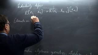 Algebraic Geometry - Lothar Göttsche - Lecture 01