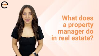 What does a property manager do in real estate? (Australia)