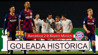 ANÁLISIS TÁCTICO: Histórica goleada del Bayern Munich a Barcelona (8-2)