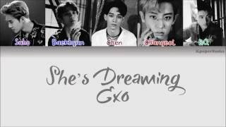 [Han|Rom|Eng] Exo - She's Dreaming (꿈) (Lyrics)