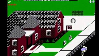 Nintendo NES Paperboy Game (Intro)
