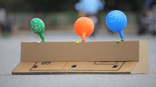 How to make a Balloon Vending Machine out of Cardboard at Home