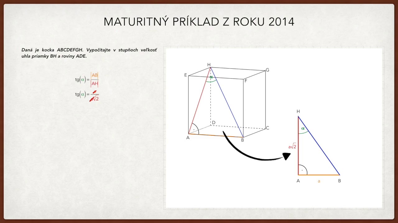 Maturita Z Matematiky - 2014 - YouTube