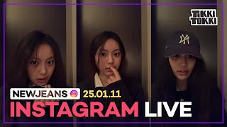 (ENG SUB) NewJeans Instagram Live 25.01.11 - Hyein Thanks Bunnies \u0026 Recaps The Year's Performances