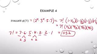 Euler Phi Function and iEuler's Theorem