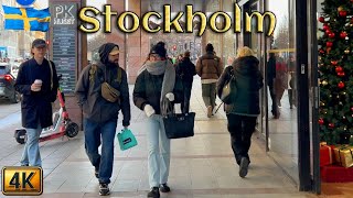 Sweden: Stockholm 4K Walking Tour - Through Iconic Streets to the Ice Rink