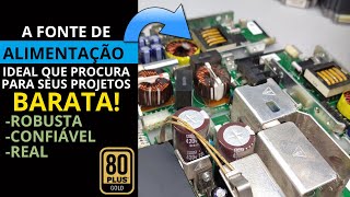 Uma fonte de Respeito para AUDIO, CNC, Impressora 3D, Laser etc... Review com direito a CHOQUE! kkk