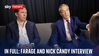 No conversations with Elon Musk 'at this stage' about a donation, Farage tells Sky News