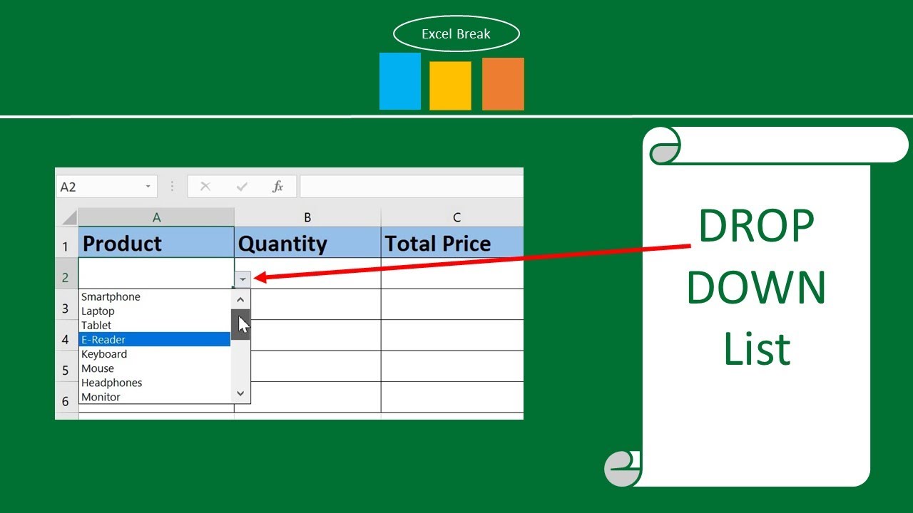 How To Create Interactive Drop Down List In Excel - Printable Templates ...