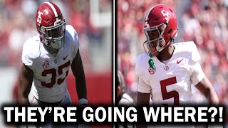 2 Alabama Players LEAVE to Go HERE?! 1 Key Player Returns