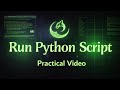 Run Python Script Easily 💻 | Drag & Drop Trick #PythonTips #Coding