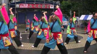 東京よさこい2010前夜祭　朝霞翔舞　西口公園演舞