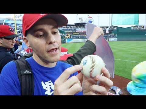 Getting Mike Trout's autograph again at Kauffman Stadium Getting Mike Trout's autograph again at Kauffman Stadium