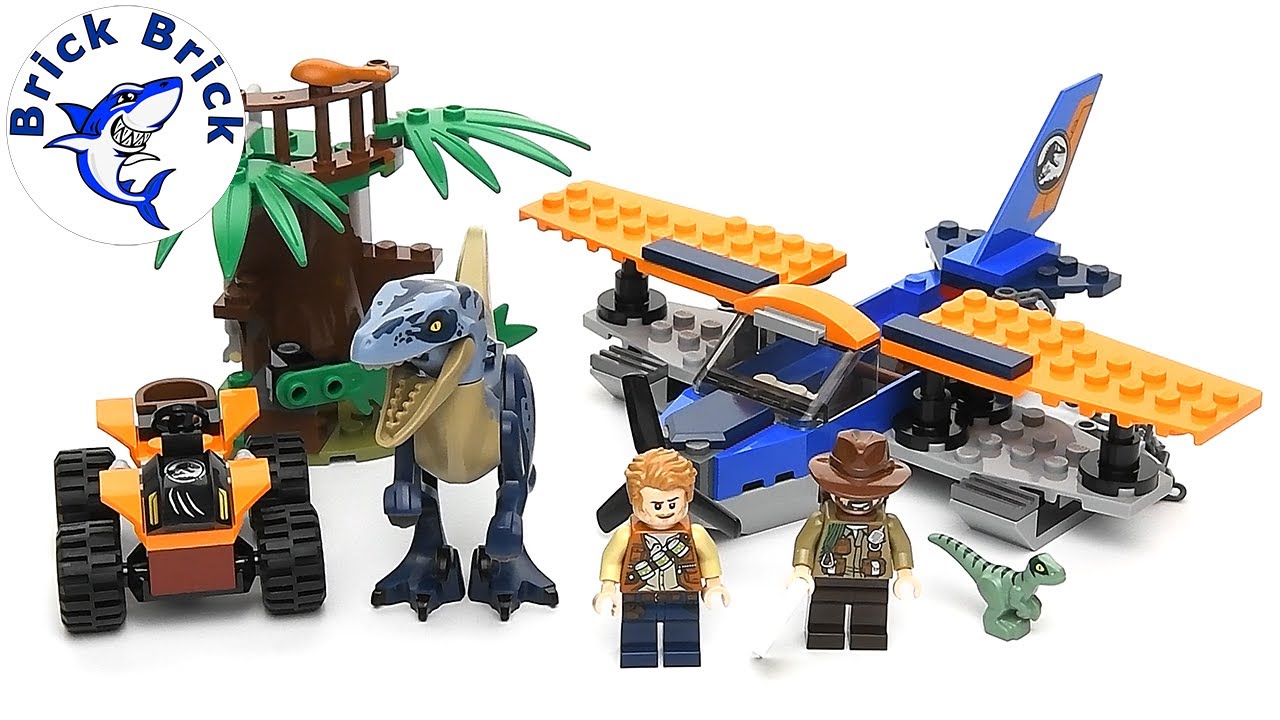 LEGO Jurassic World 75942 Velociraptor: Biplane Rescue Mission - Speed ...