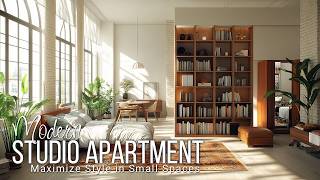 Modern Studio Apartment Design: Maximize Style in Small Spaces