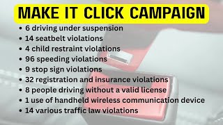 Lancaster County Sheriff’s Office arrest two during Make It Click campaign