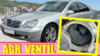 Mercedes AGR Ventil - C-Klasse - Ausbau & Reinigung - How to remove & clean EGR Valve