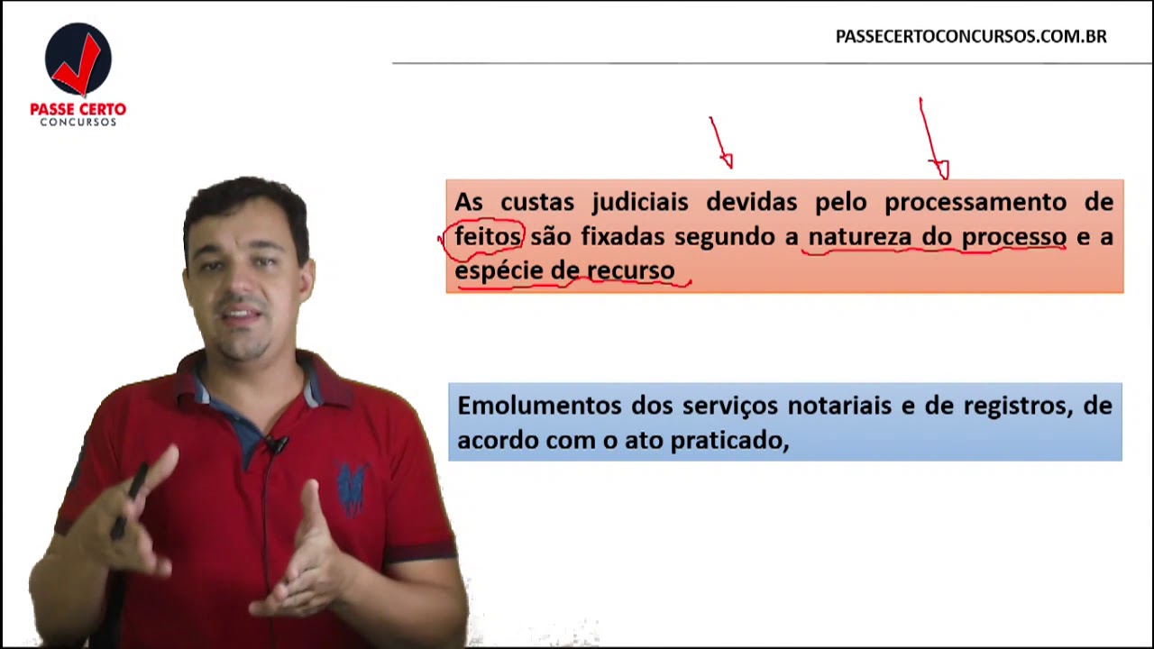 Aula 01 Custas Judiciais - YouTube