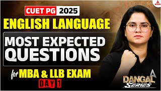 CUET PG 2025 ENGLISH GRAMMAR Most Important Topic for CUET  Exam ! Paper यही से आएगा 🔥