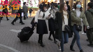 【４Ｋ60fps】ルーティン渋谷駅周辺をお散歩【晴れ】2021年12月25日渋谷