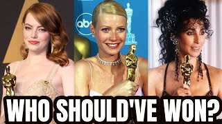 Top 10 Undeserved Best Actress Oscar Wins!