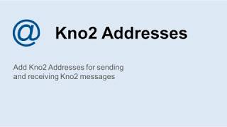 Adding Kno2 Addresses
