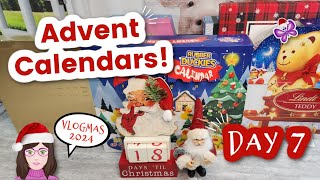 Day 7 - Opening ADVENT CALENDARS!  Vlogmas Day 7!  2024