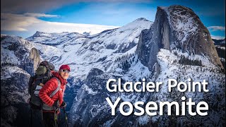 Yosemite Winter Hike to Glacier Point via Panorama \u0026 Four Mile Trails