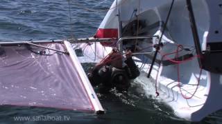 How to Sail - 2 Handed Dealing with a Capsize: Key learning points