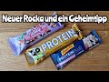 Rocka vegan, Go On und PowerBar Proteinriegel Test