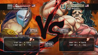 [USF4] QuantumNception (Claw) vs. Polar Magma (Hugo) [Ranked Match]