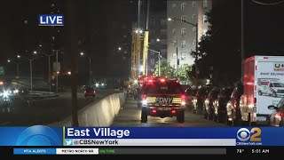 Crane Safely Removed From East Village Building