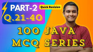 Part 2 of 100 Java Conceptual Multiple Choice Questions | Java, OOPS MCQ QNA @codefamily