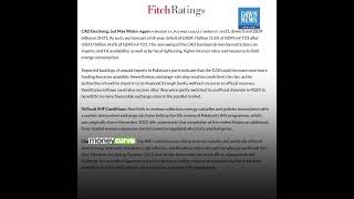 Fitch Downgrades Pakistan's Currency Issuer Default Rating To CCC- | MoneyCurve | Dawn News English