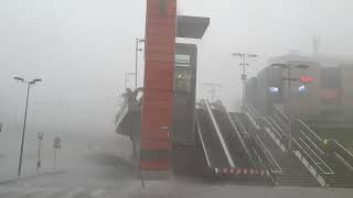 Burza i gradobicie / Strong storm and heavy rain - Kraków - 23.07.2022