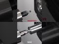 Amazingly fast machining and tool change! We compared HSS and center hole machining!