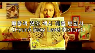 [Ent] 패왕색 현아 섹시 레벨 변천사 HyunA Sexy Level History