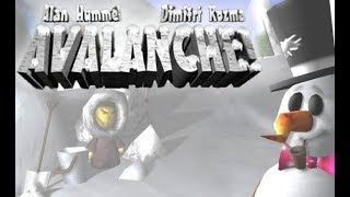 AVALANCHE! GAME RETRÔ de DIMITRI KOZMA e ALAN HUMMEL feito em 2000 (Gameplay)