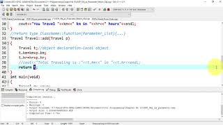 Lecture: 35 |OOPs | User define function returning object and passed object a parameter in call