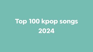 My Top 100 kpop songs in 2024