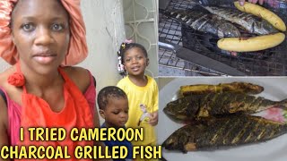 How to Grill Fish on a Charcoal Pot/ Cameroonian grilled fish/ My Life As I Live It Ep