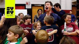 Watch The Fantastic Beasts Cast Surprise An Elementary School! | SYFY WIRE