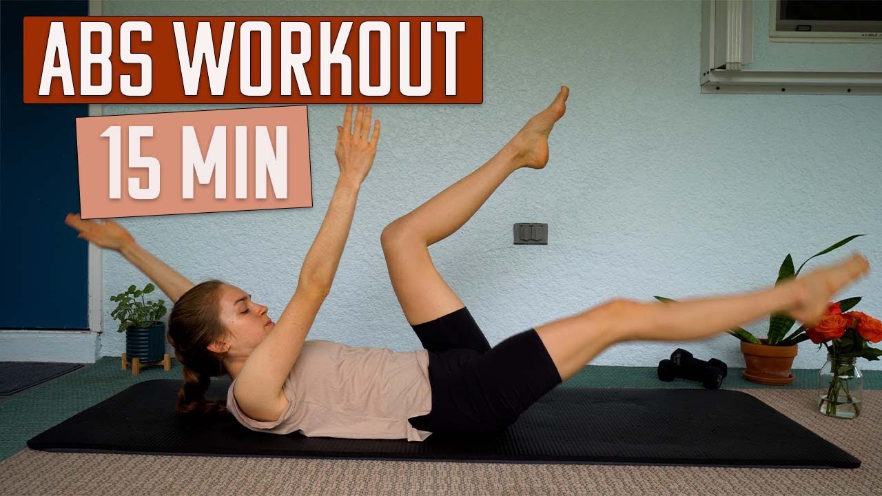15 Min Abs Workout No Equipment Youtube